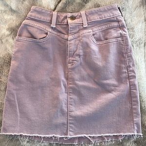 Hollister Purple Mini Ultra-High Rise Jean Skirt